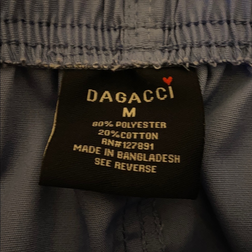 Dagacci Women’s Light Blue Scrub Pants Size Medium - Picture 6 of 6